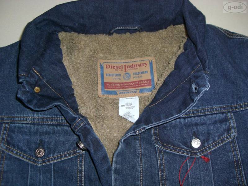 Diesel Jacke Jeansjacke Mit Fell Gef&uuml;ttert Gr. M, Neu Damenjacke, Winterjacke