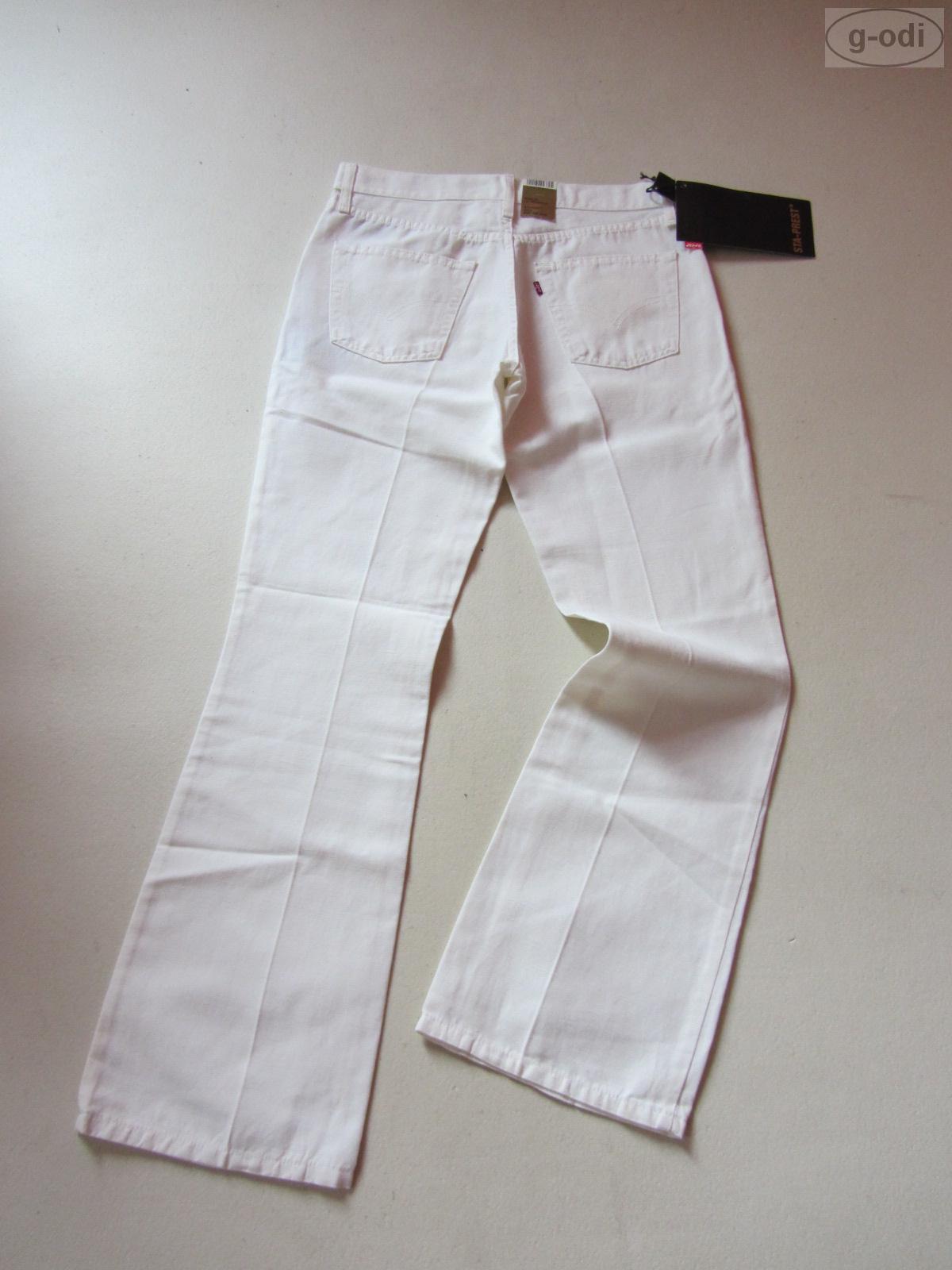 Levi's ® 525 Bootcut Jeans Trousers W 32/L 32, White! NEW! White Denim