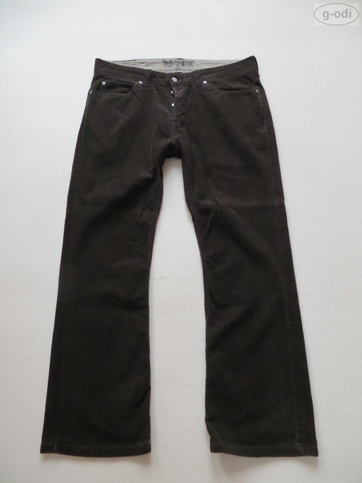 Levi's 512 Corduroy Bootcut Jeans Trousers,W 38 /L 32,Brown Cord ...