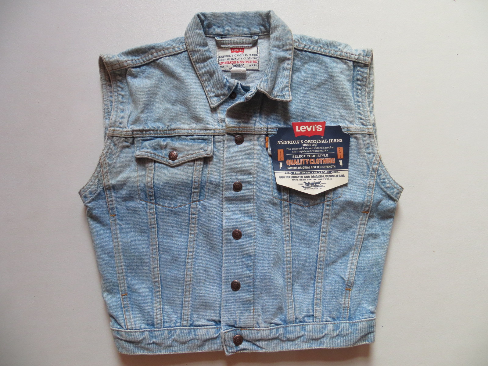 Levi's Weste Jeansweste 8, 132, NEU Oldschool Vintage Denim